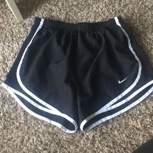 black nike shorts