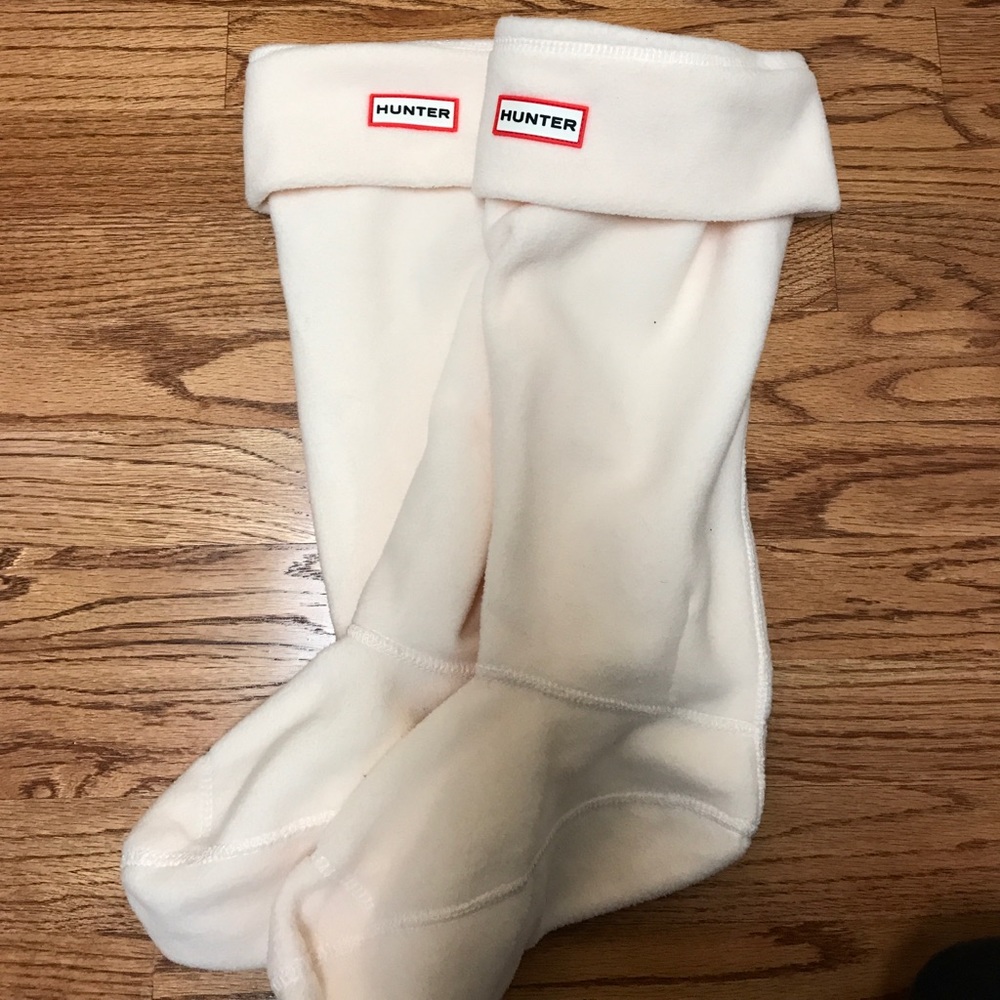 Hunter Boots Cream Socks