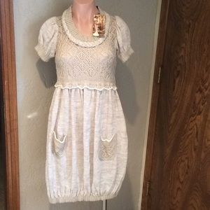 Bohemian Look knit dress NWT