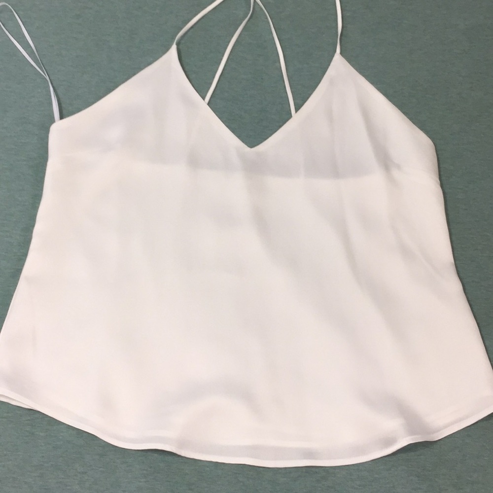 Cotton candy LA white top