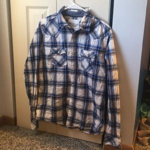 Aéropostale Plaid Button Down Shirt