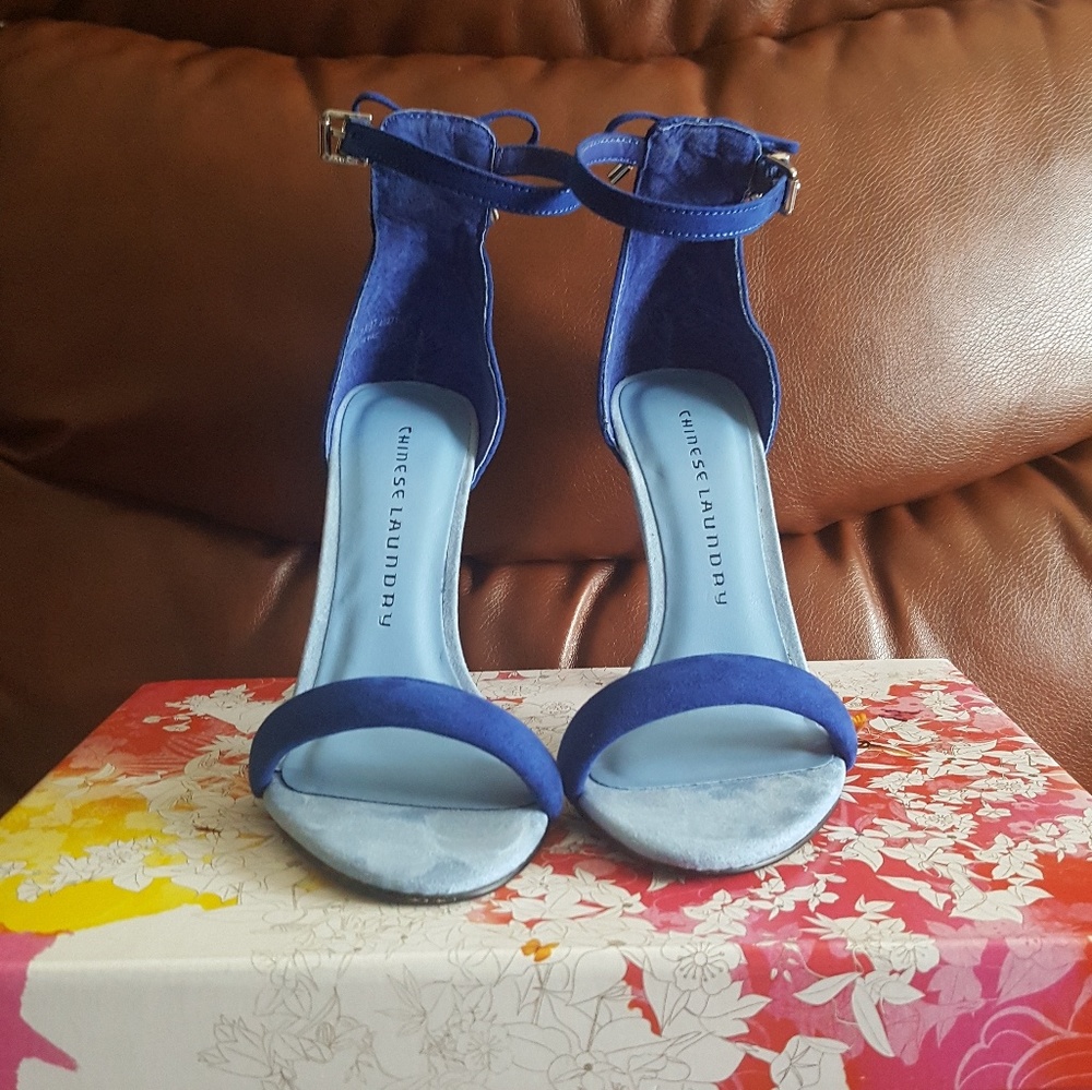 Chinese Laundry Jealous Micro Suade Heels