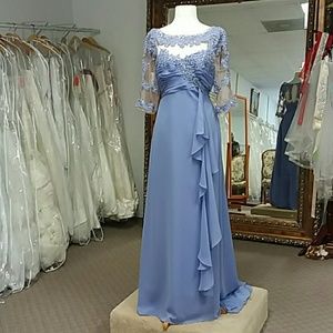 PERRIWINKLE color Alfred Angelo social occasion