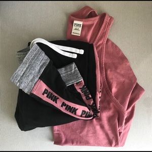Victoria Secret PINK tank and yoga pant SET
