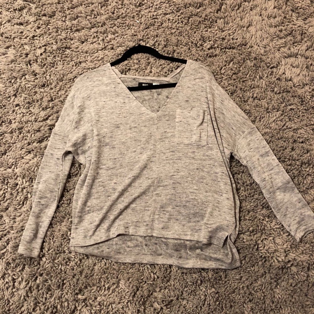 Grey V-Neck