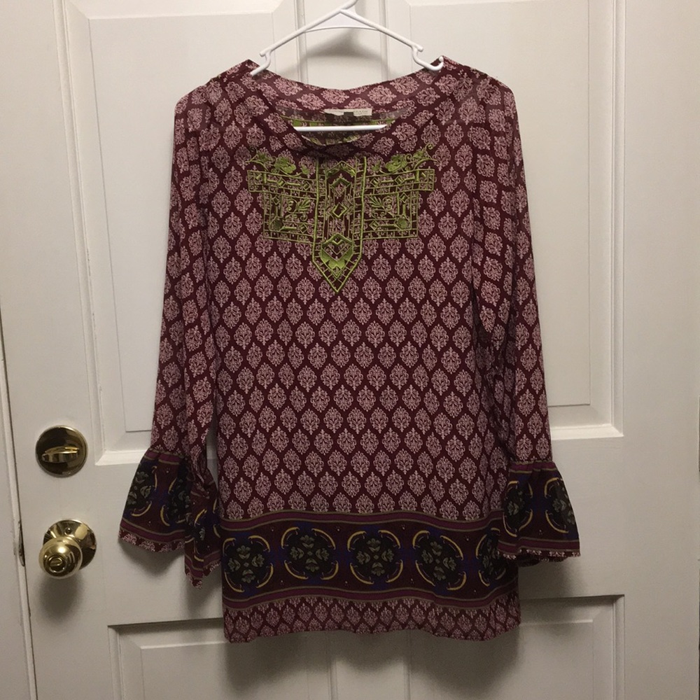 NWOT Boutique Boho Tunic Shirt