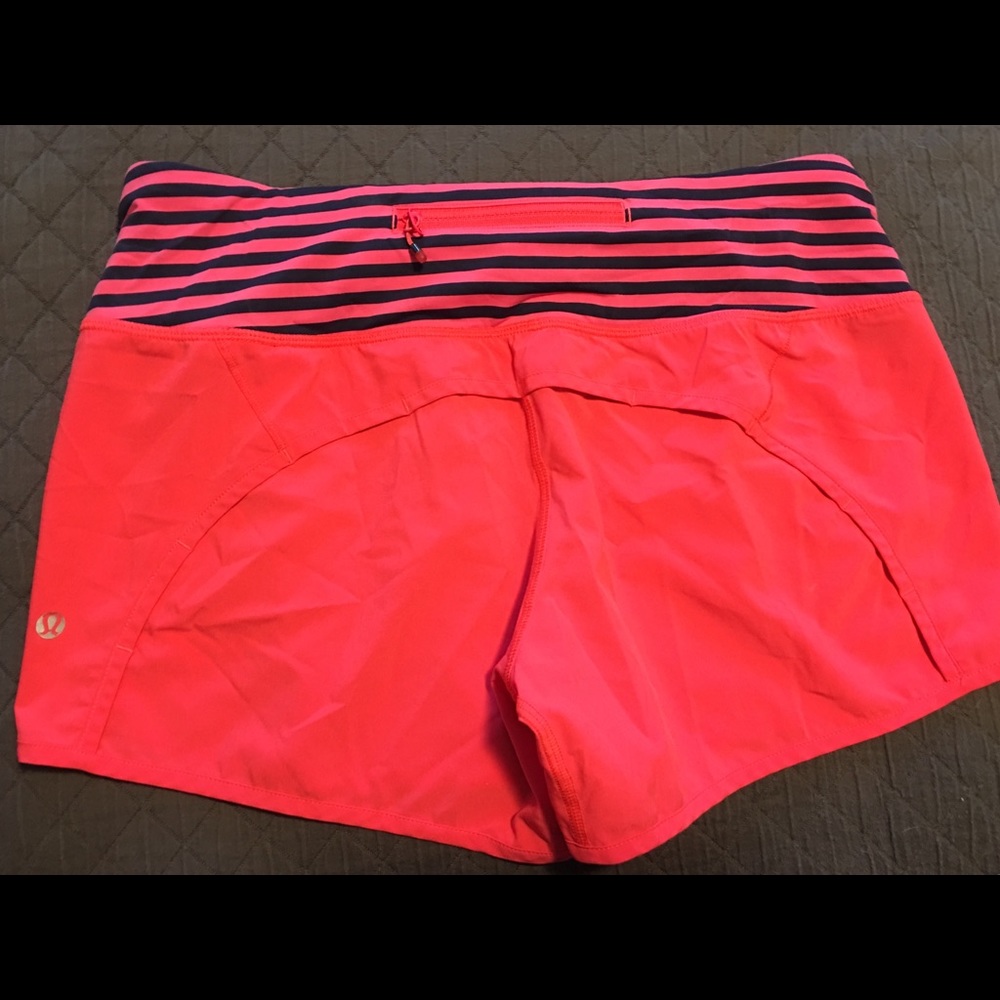 Hot pink LULU shorts