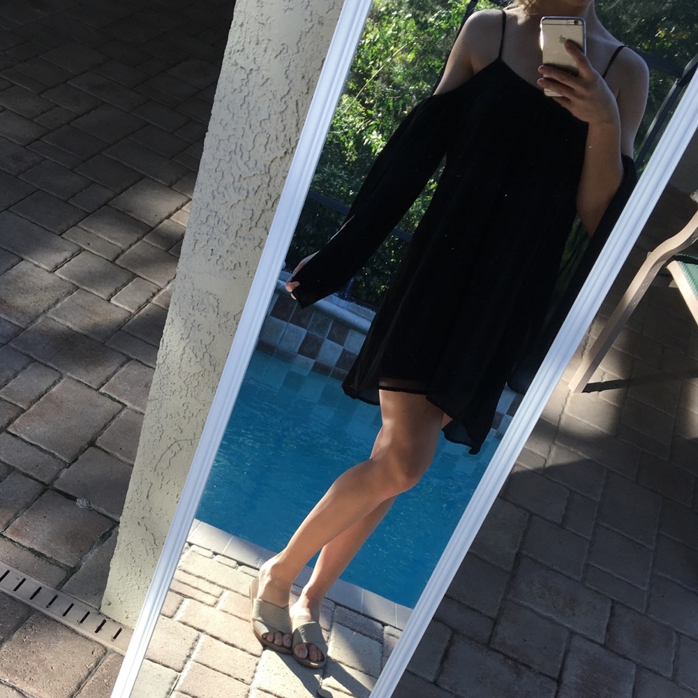 Black Flowy Dress