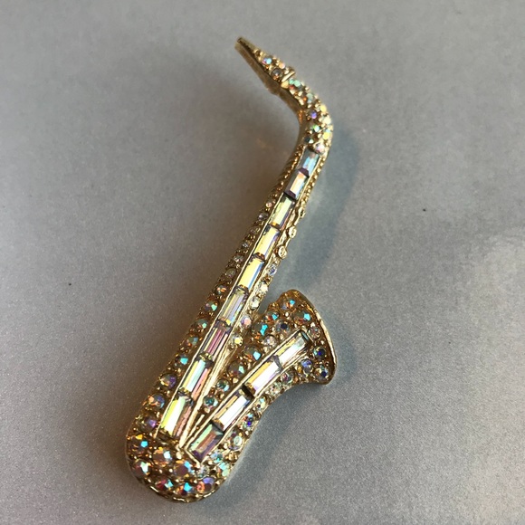 Jewelry - SAXOPHONE BROOCH SALE