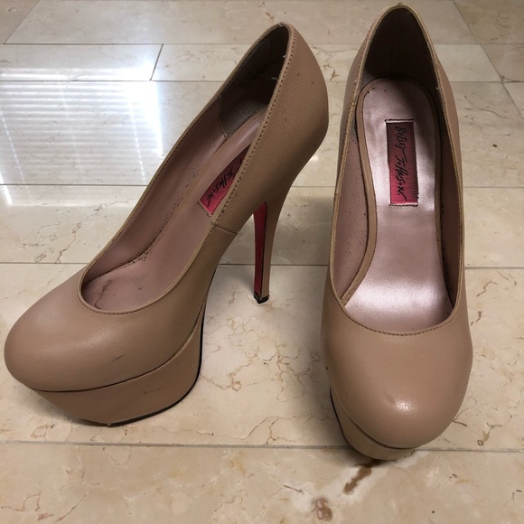 Nude platform heels - Picture 3 of 4