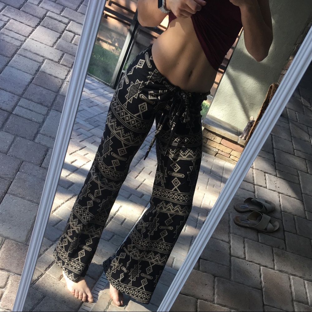 Black and Tan Aztec Pant