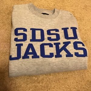 SDSU jackrabbits crew neck