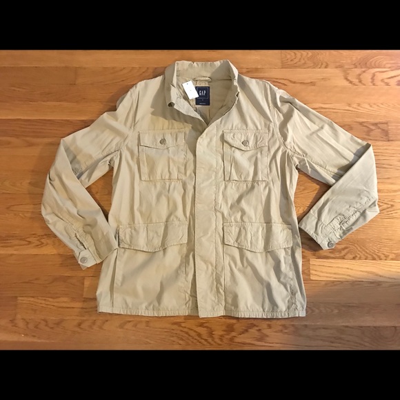 gap military shirt jacket