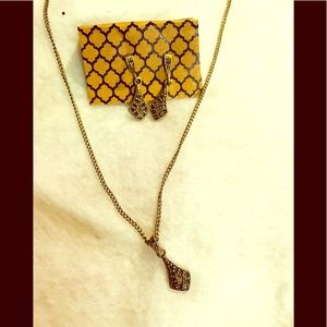 Sterling Silver and Marcasite  set