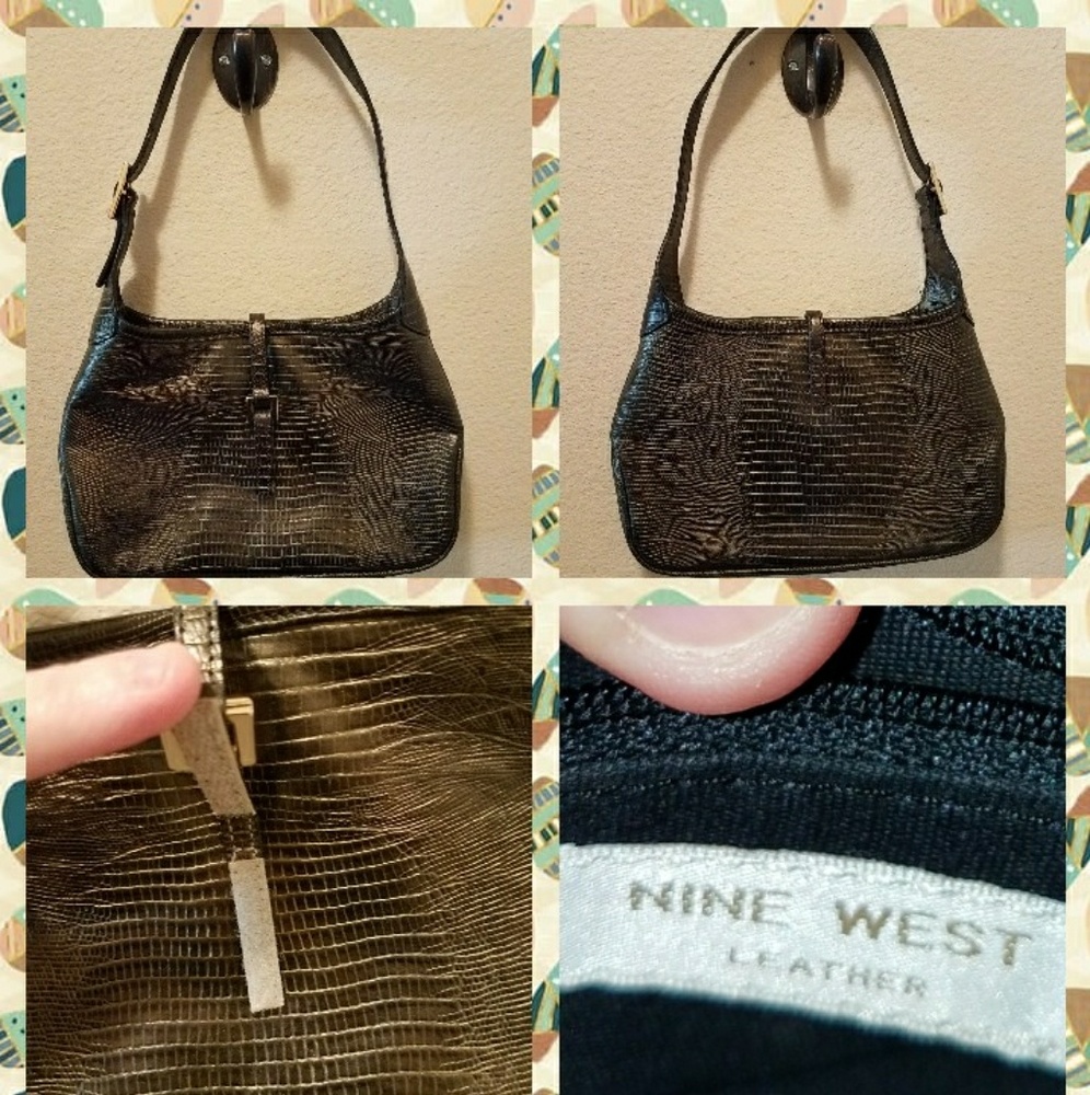 EUC NINE WEST  Leather Clutch