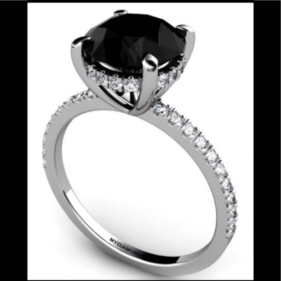 Macys Jewelry 2 Carat Black Diamond Solitaire Diamond Ring 6 Macys Jewelry 2 Carat Black Diamond Solitaire Diamond Ring 6