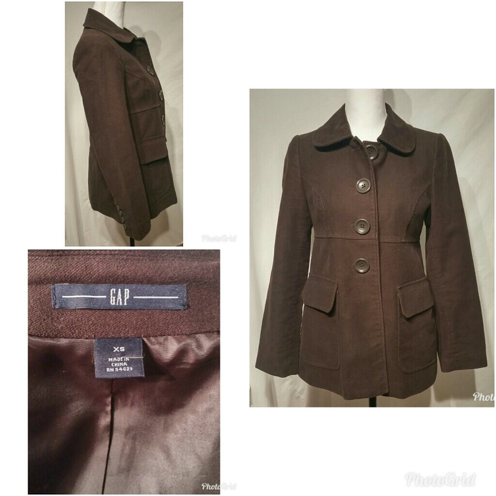 Adorable Gap Brown Jacket Coat XS