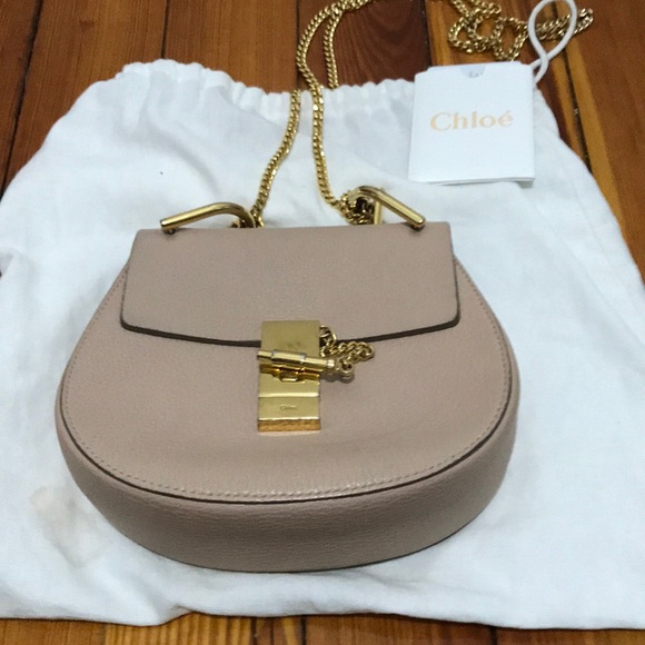 Chloe Handbags - Chloe mini drew cement pink crossbody bag