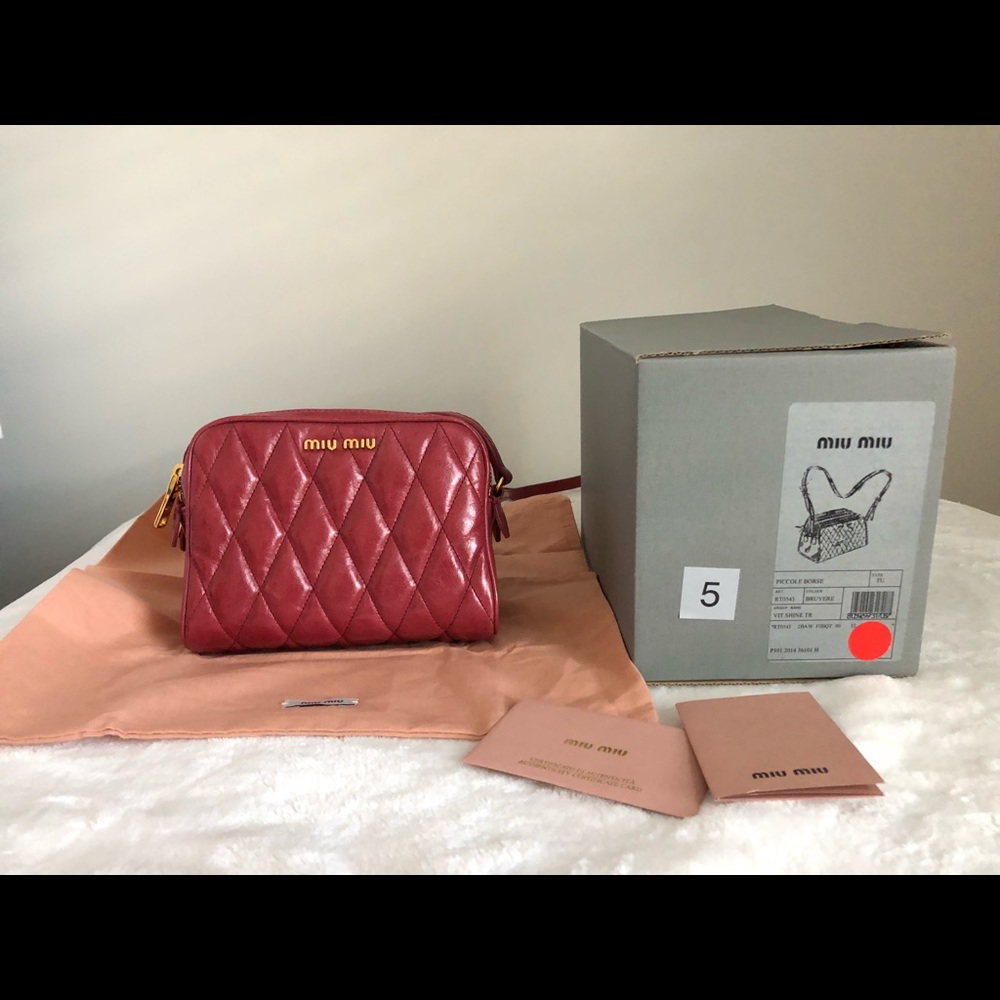 Miu Miu Camera Crossbody Bag