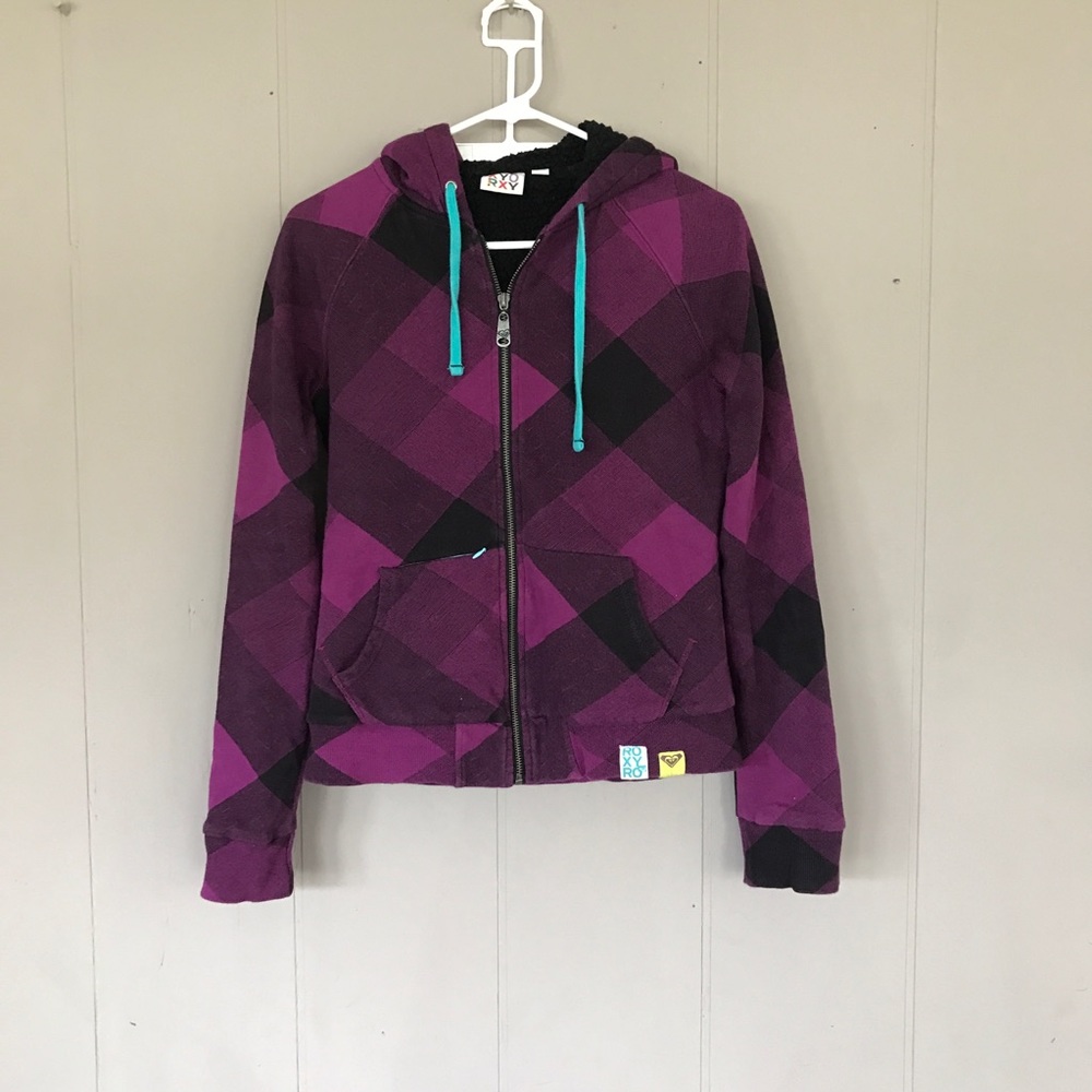 Small roxy thick zip up