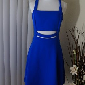 Sexy Royal Blue Express dress
