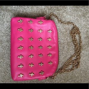 Beautiful pink chain bag