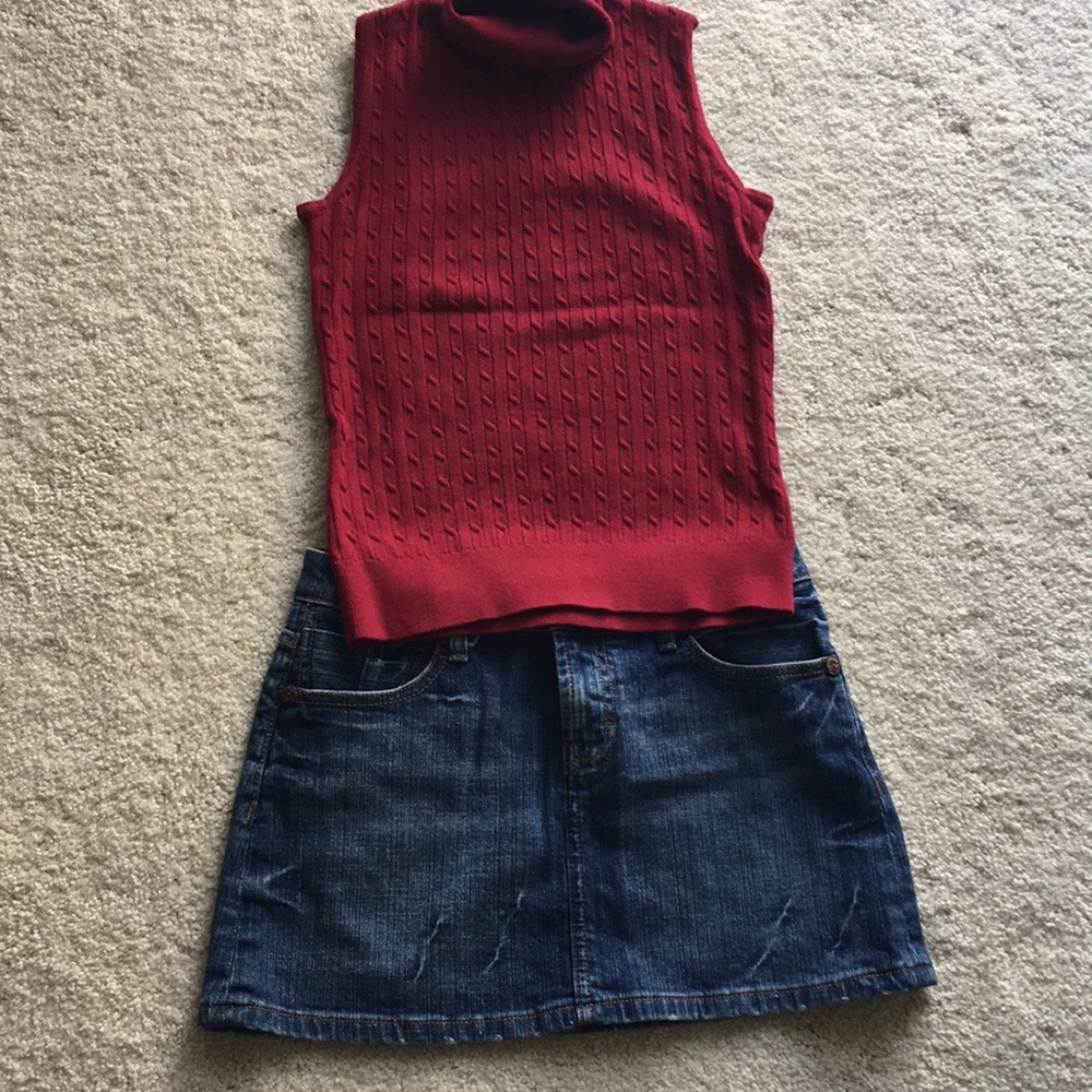 7 for all Mankind - Denim Mini Skirt