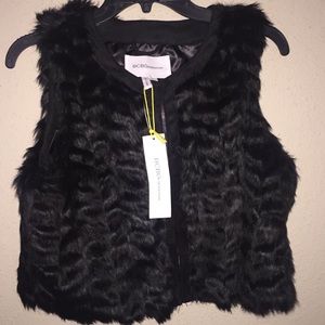 BCBG Fur Vest