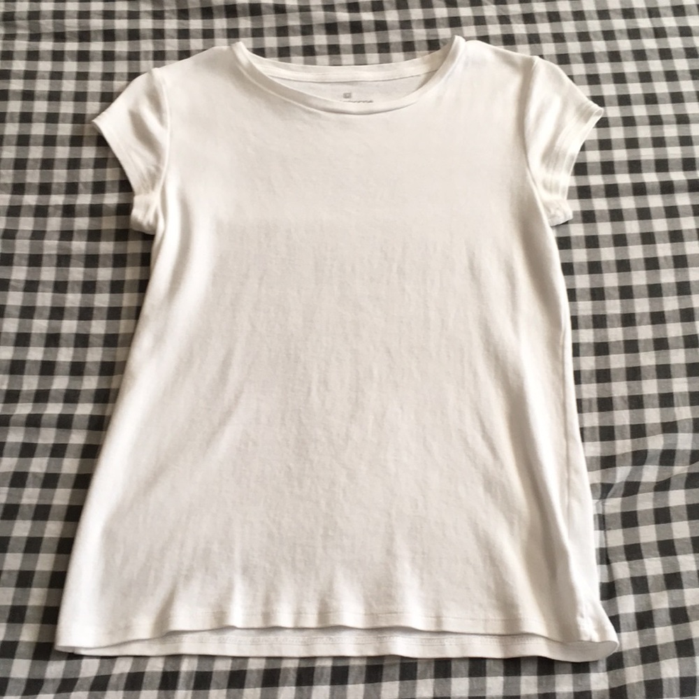 White Short Sleeve Top