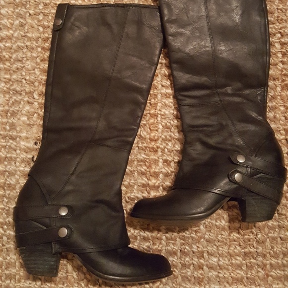 fergie leather boots