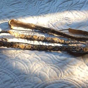 Anthropologie Beaded Headbands