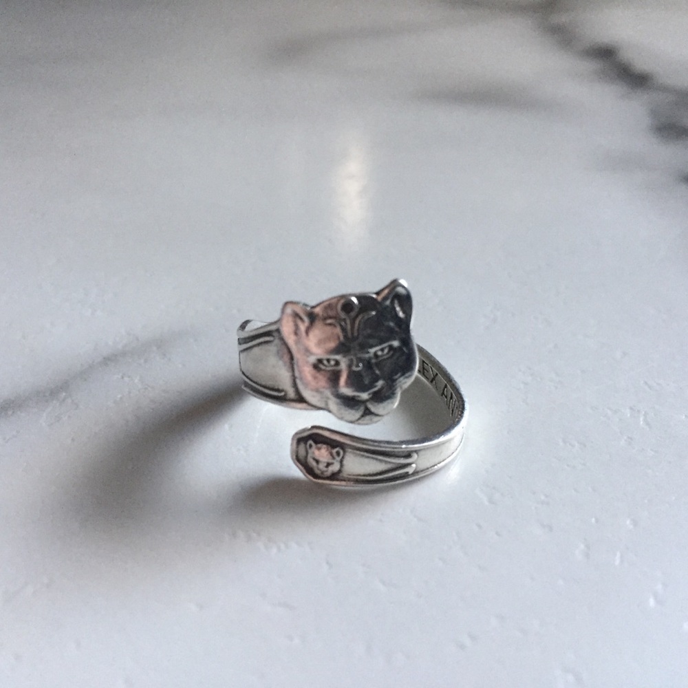 ALEX AND ANI WILD HEART SPOON RING