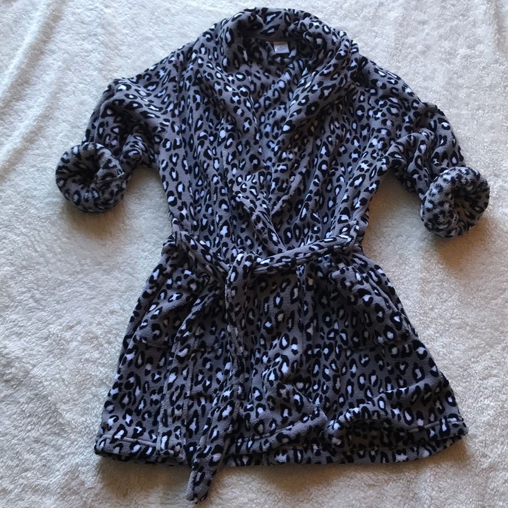 Plush Cheetah Robe
