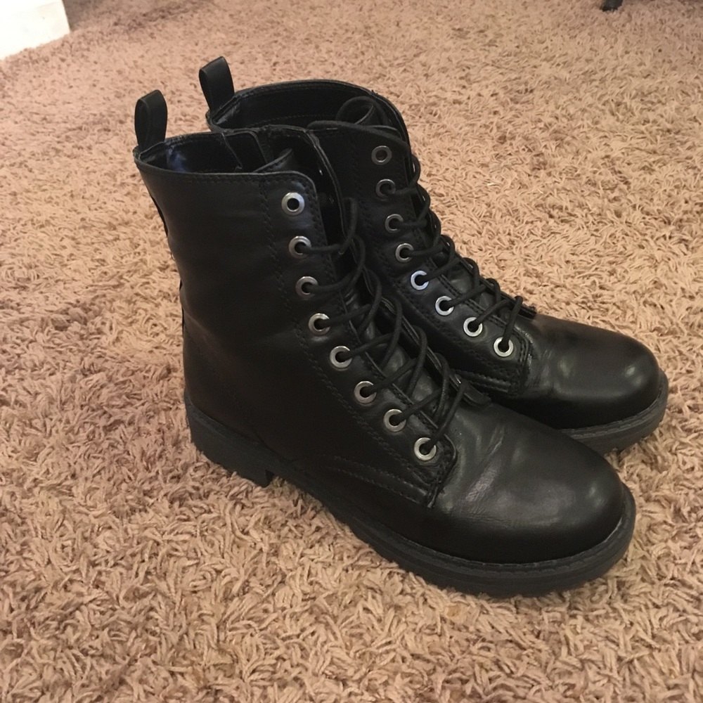 Black Combat Boots