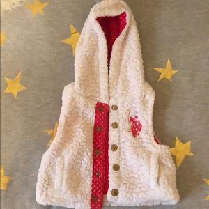 Girls Polo hooded vest with matching jeans