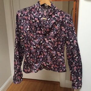 Vintage Floral Blouse