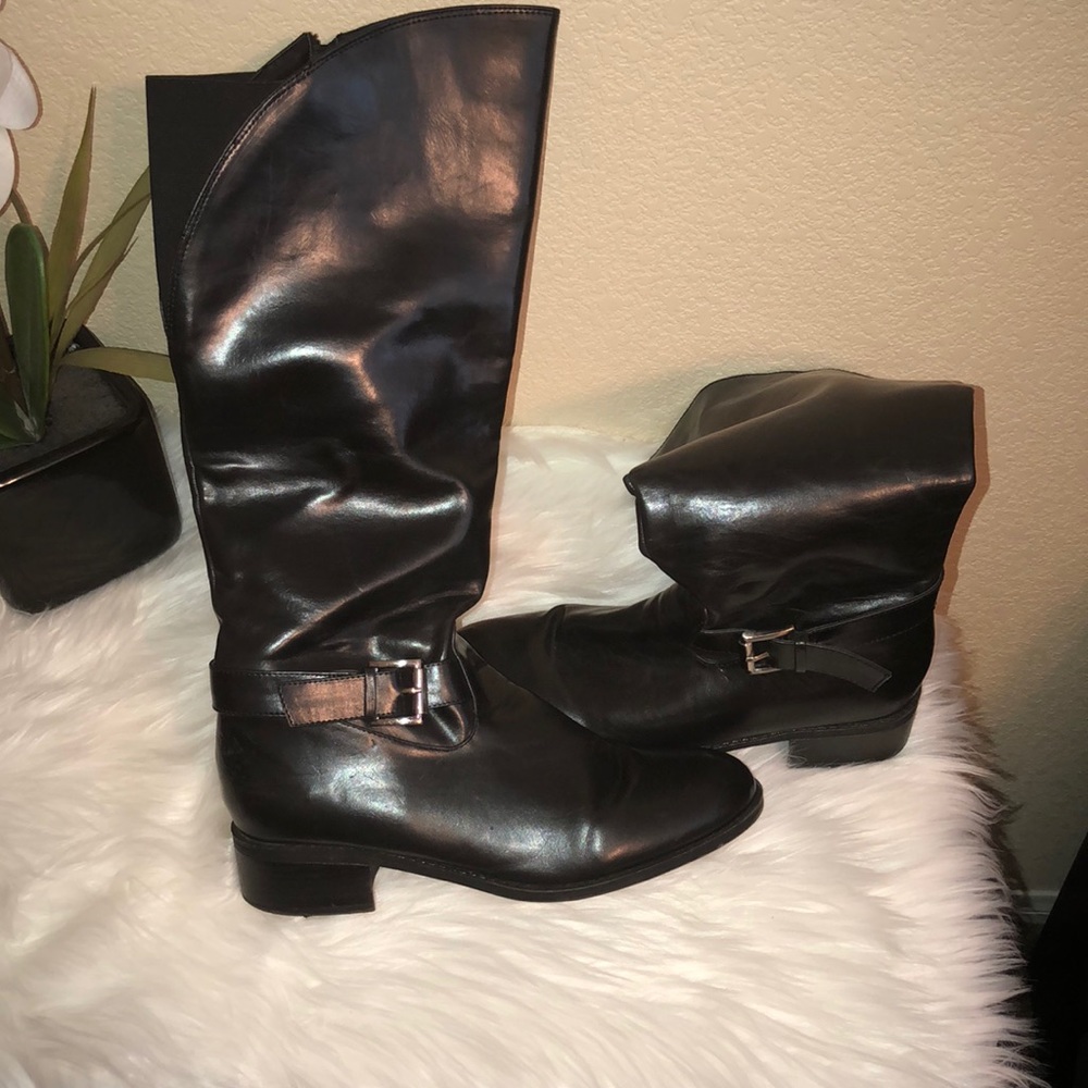 Black Leather Boots