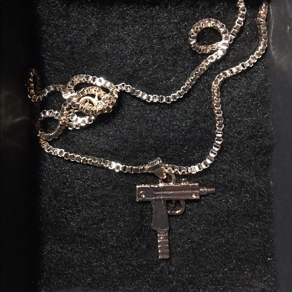 Rose gold plated mac-10/uzi brand new