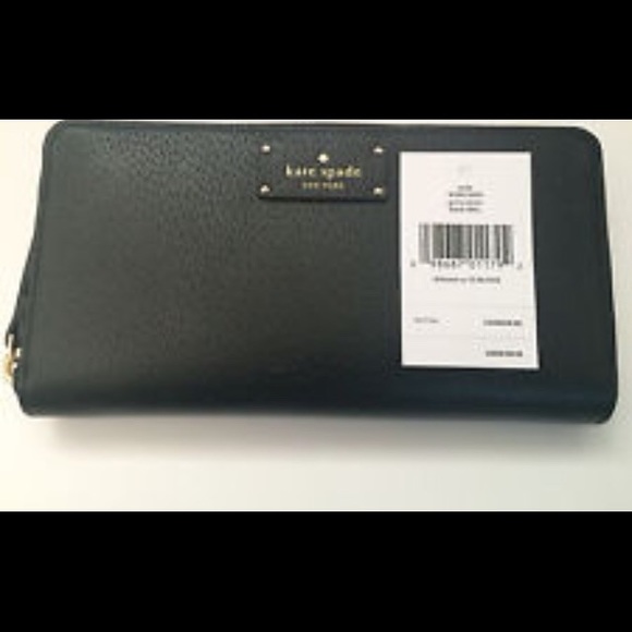 NEW Black Kate Spade Wristlet - Picture 3 of 4