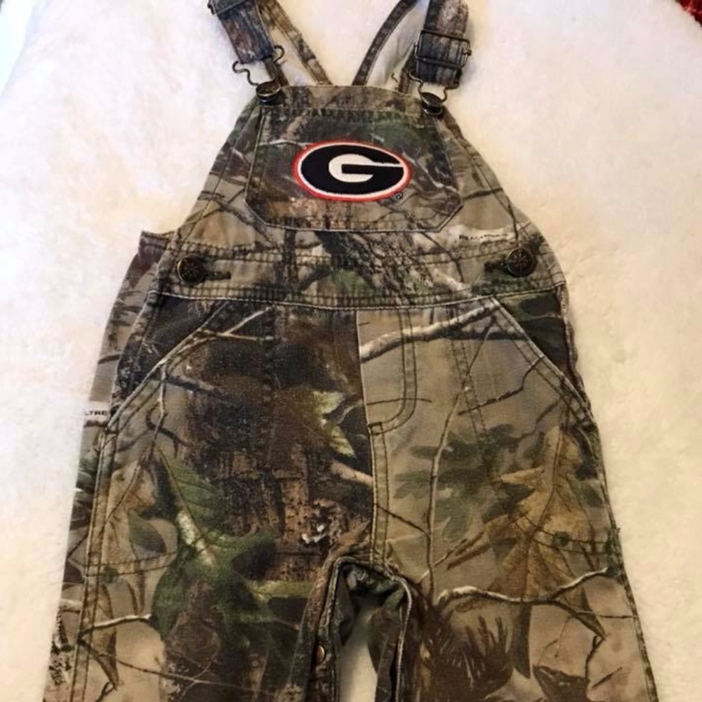 18m Creative Knitware UGA Overalls