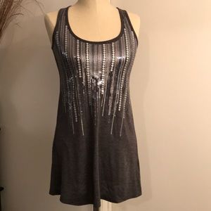 Sequin racerback tunic