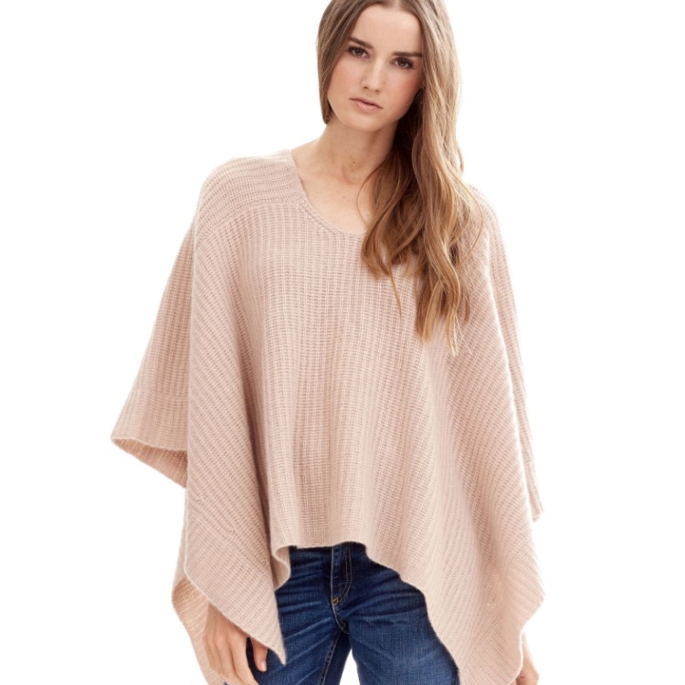 Naked cashmere sweater cape