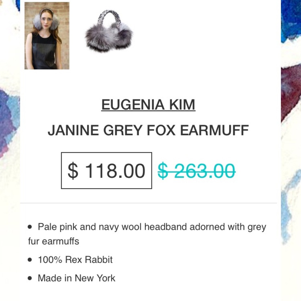 Eugenia Kim fur earmuffs - Picture 6 of 6