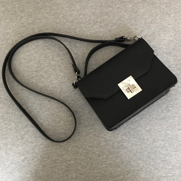 Mini Turn Lock Cross Body Bag - Picture 1 of 5