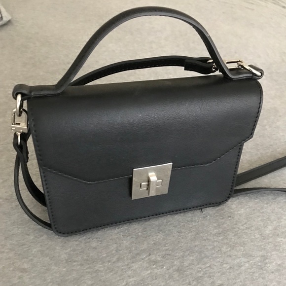 Mini Turn Lock Cross Body Bag - Picture 3 of 5