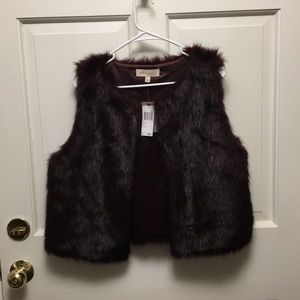 NWT Philosophy Faux Fur Vest