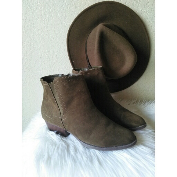 Merona Shoes - Merona Olive Ankle Booties