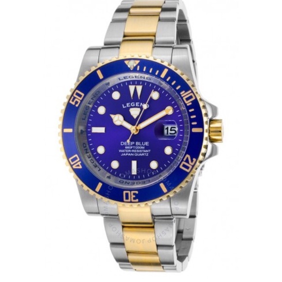 Swiss Legend Other - 🔥SALE🔥Authentic Legend Blue Dial Two-Toned Men’s