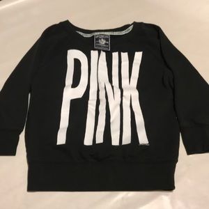 VICTORIA’S SECRET PINK black sweatshirt