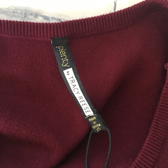 NEW Plenty by Tracy Reese Cold Shoulder Sweater - Picture 6 of 8